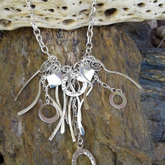 Sterling Silver Wow! STATEMENT NECKLACE - Picture 8 of 10